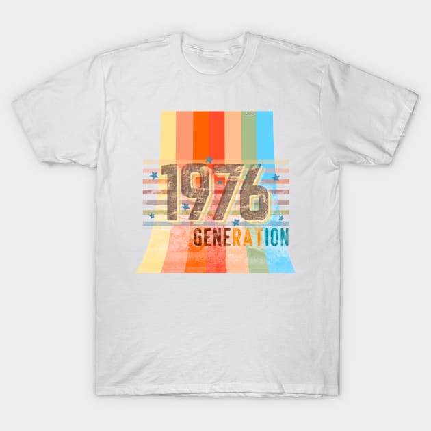 vintage 1976 T-Shirt by Miladrawcolors